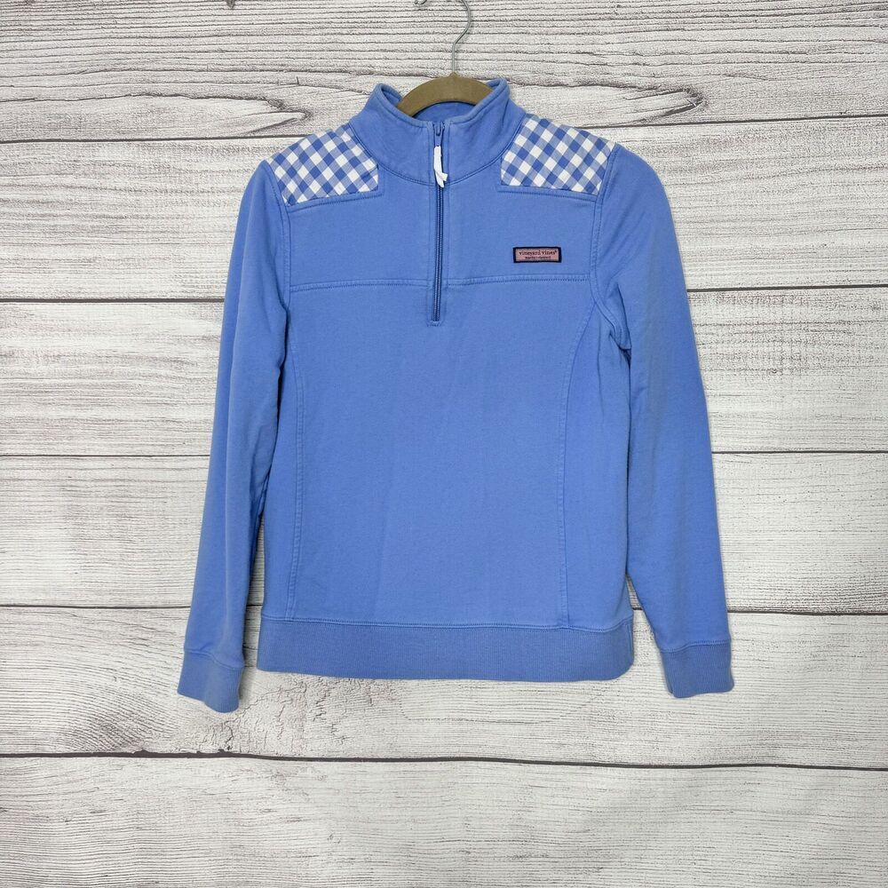 Vineyard vines 100% Cotton Quilted shoulders Girl's size S